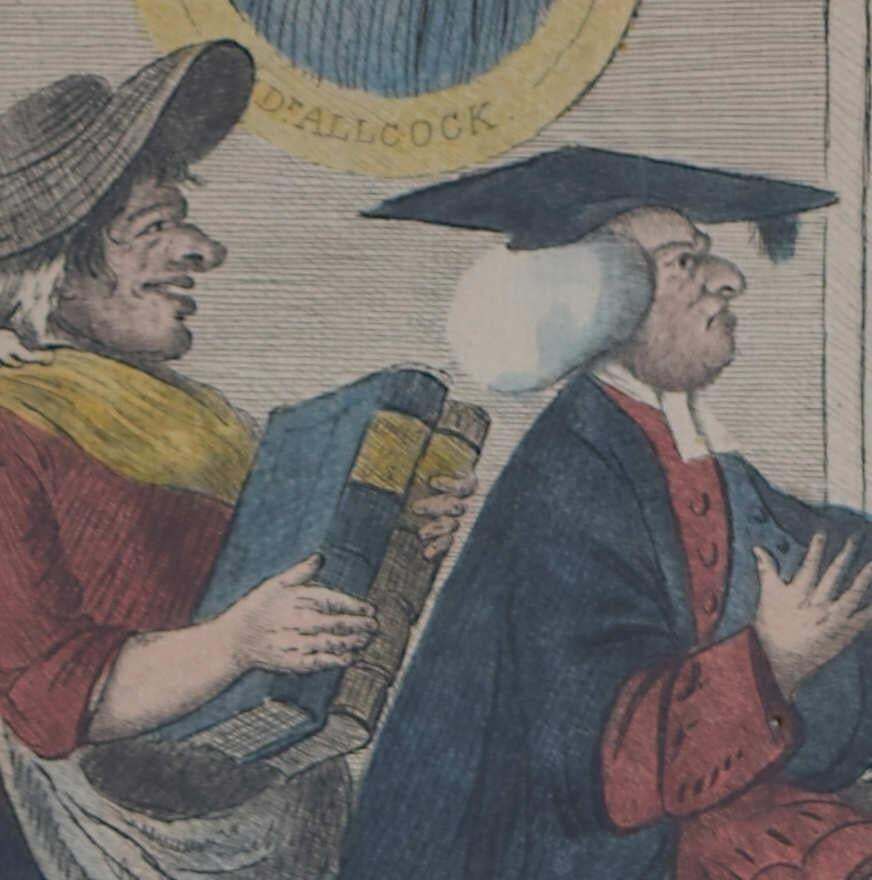The Hopes Of The Family, University Of Cambridge Engraving By William Bunbury, C.1790 photo for sale