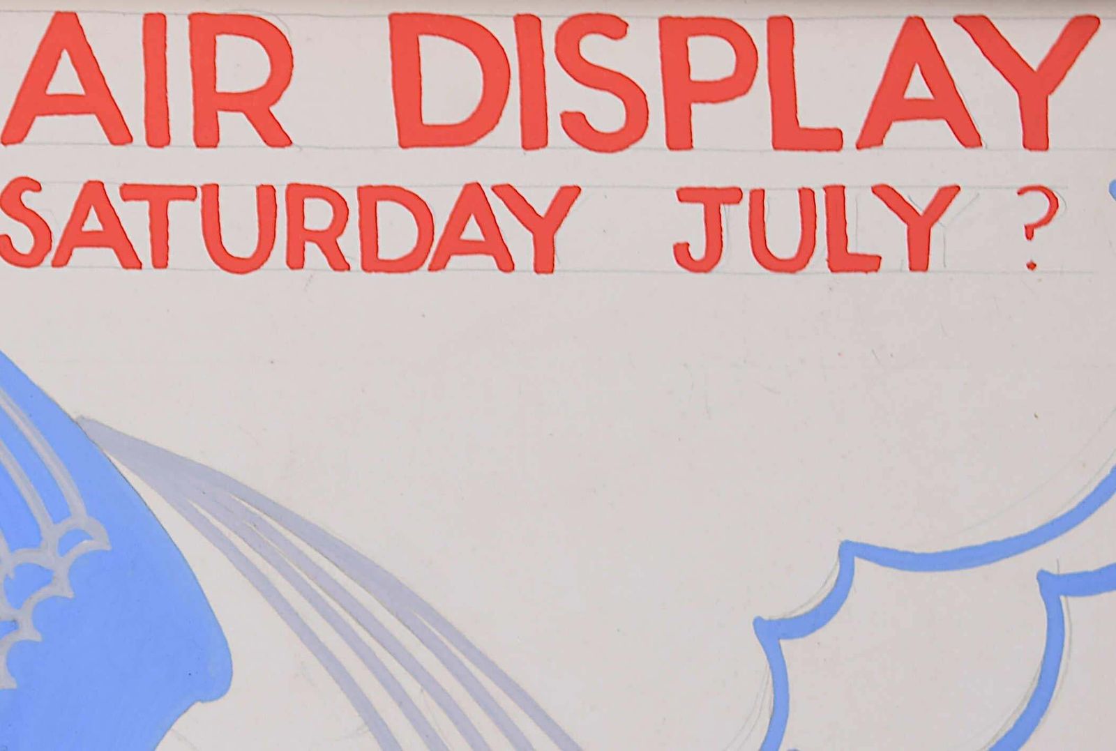 Royal Air Force Display, C.1930 Art Deco Poster Design By A. E. Halliwell photo 3510.0