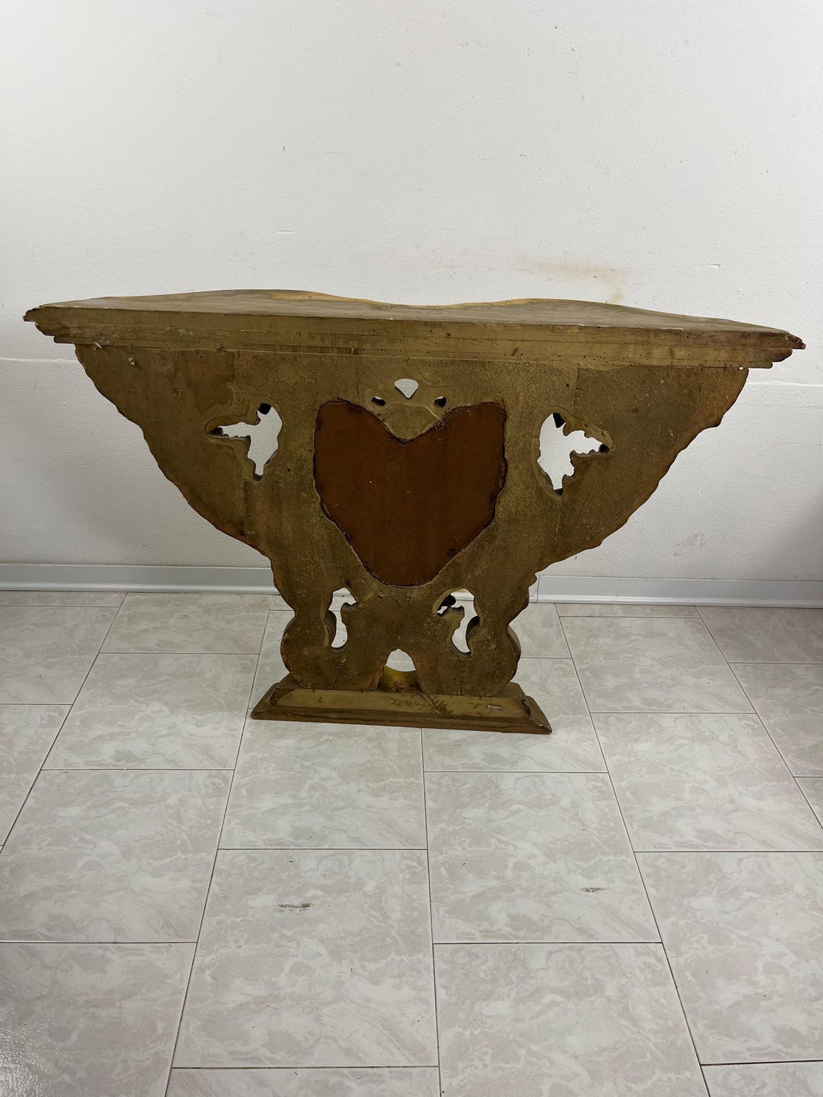 Home Decor Mid Century Louis XV Console And Wall Mirror In Carved And Gilt Wood, 1930s photo