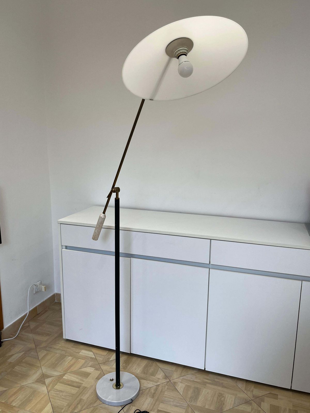Mid Century Stilux Floor Lamp Italian Design 1950s photo for sale