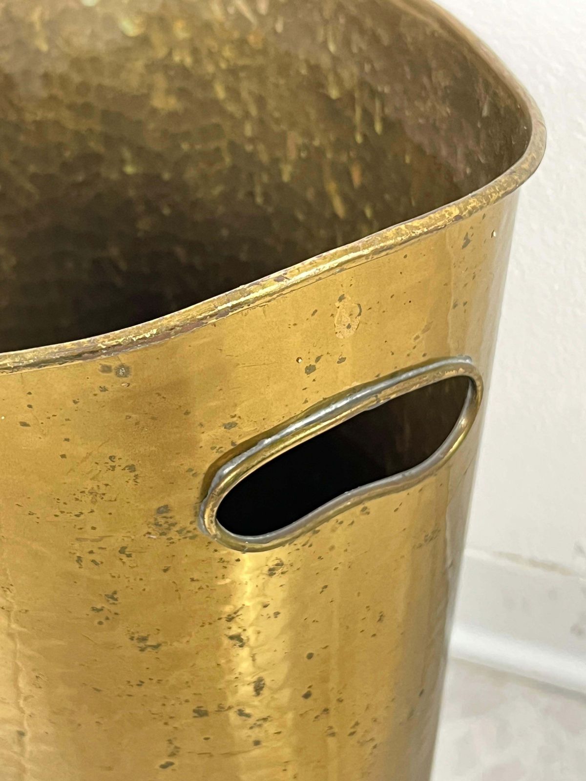 Brass Umbrella Stand, Italy, 1980s photo Home Decor