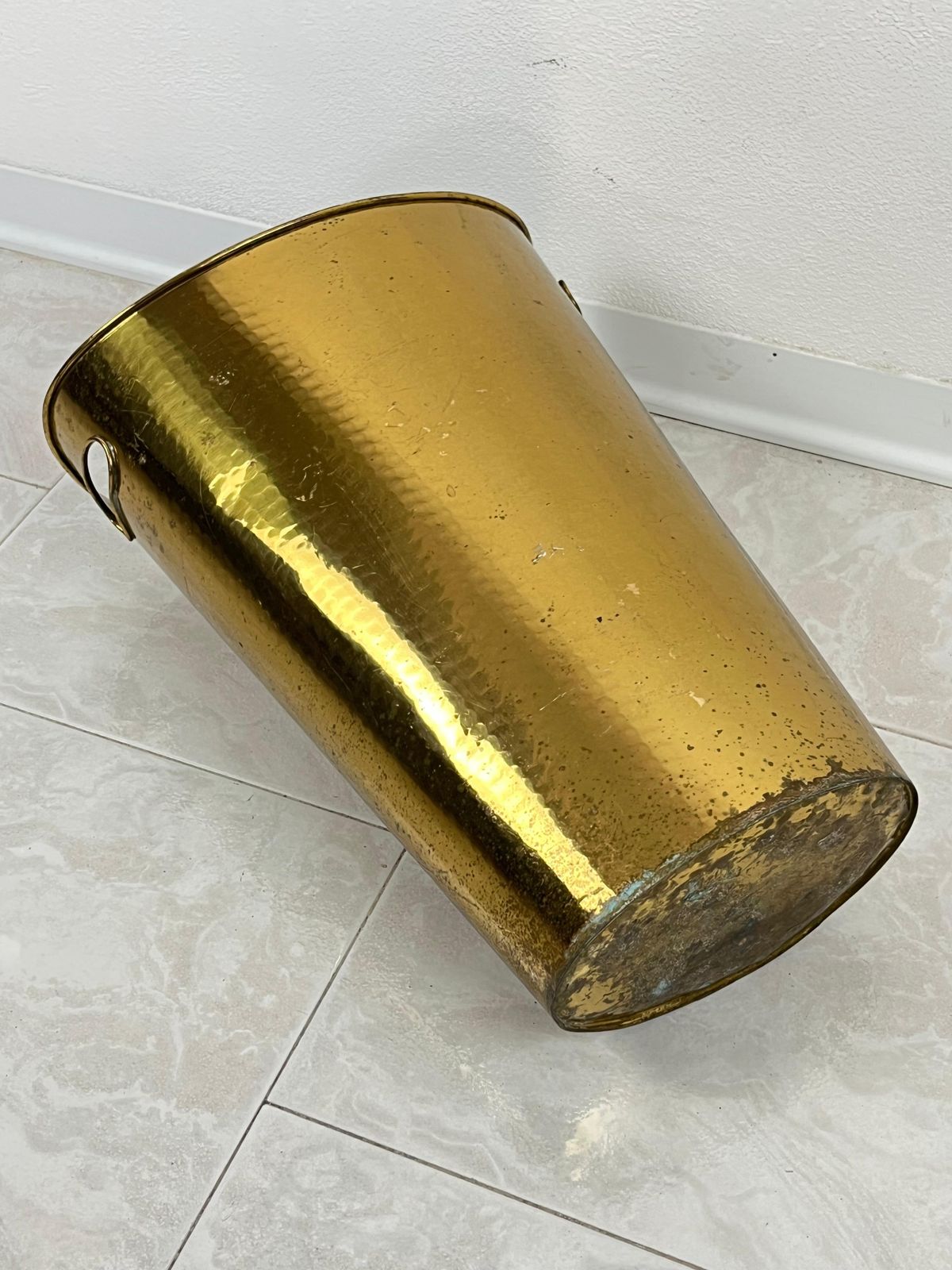 Brass Umbrella Stand, Italy, 1980s photo vinterior