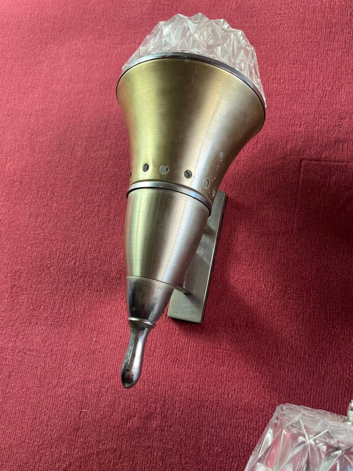 Set Of 5 Mid Century Wall Lamps Attributed To Ignazio Gardella For Azucena 1960s photo buy