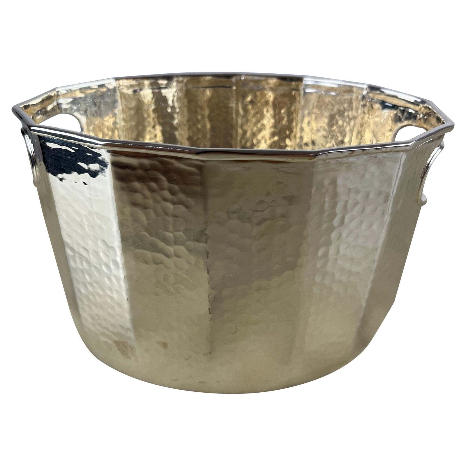 Silver Plated Ice Bucket By Cassetti, Made In Italy, 1980s