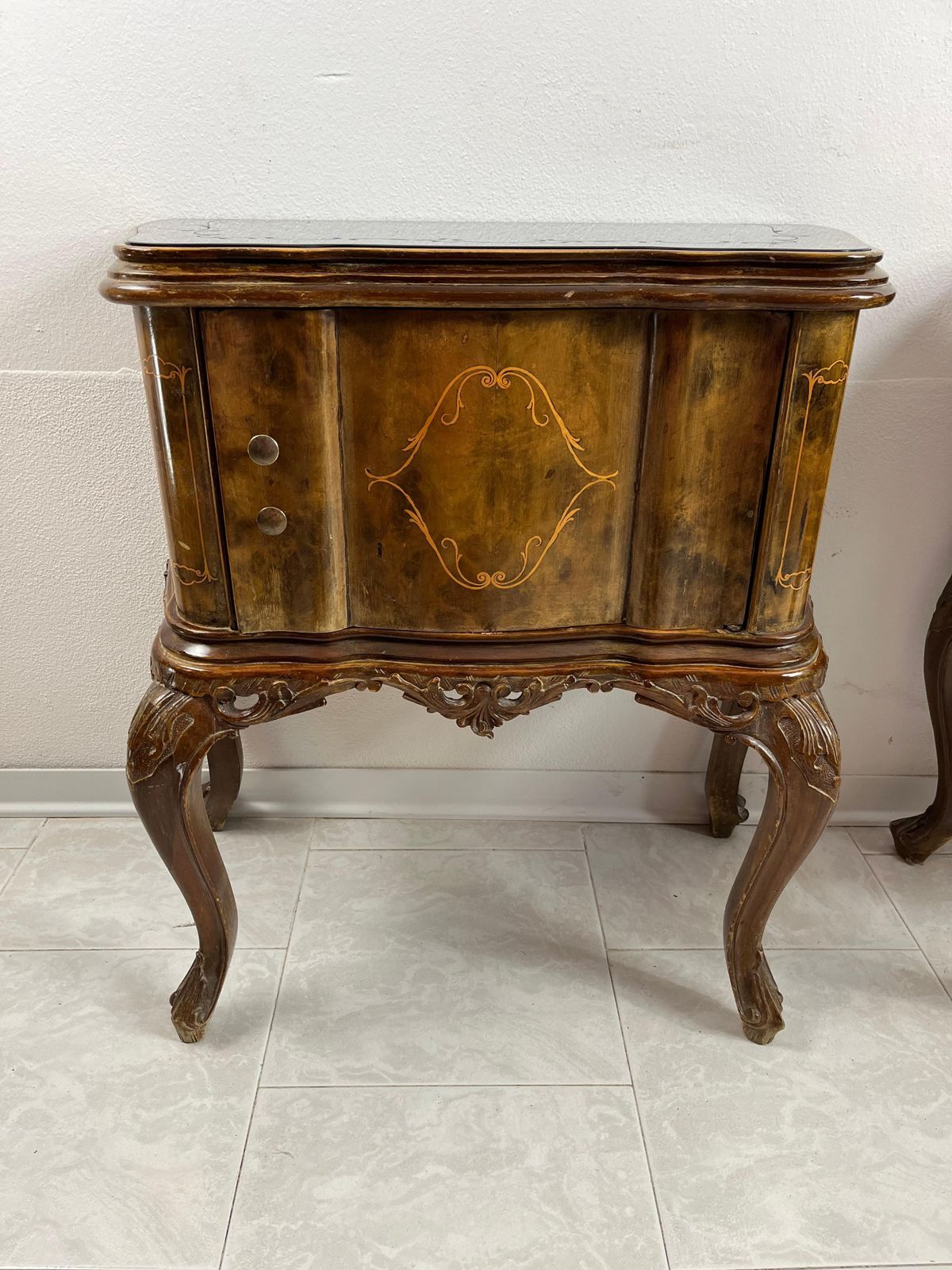Set Of 2 Mid Century Spinelli & Anzani 1950s Bedside Tables photo buy