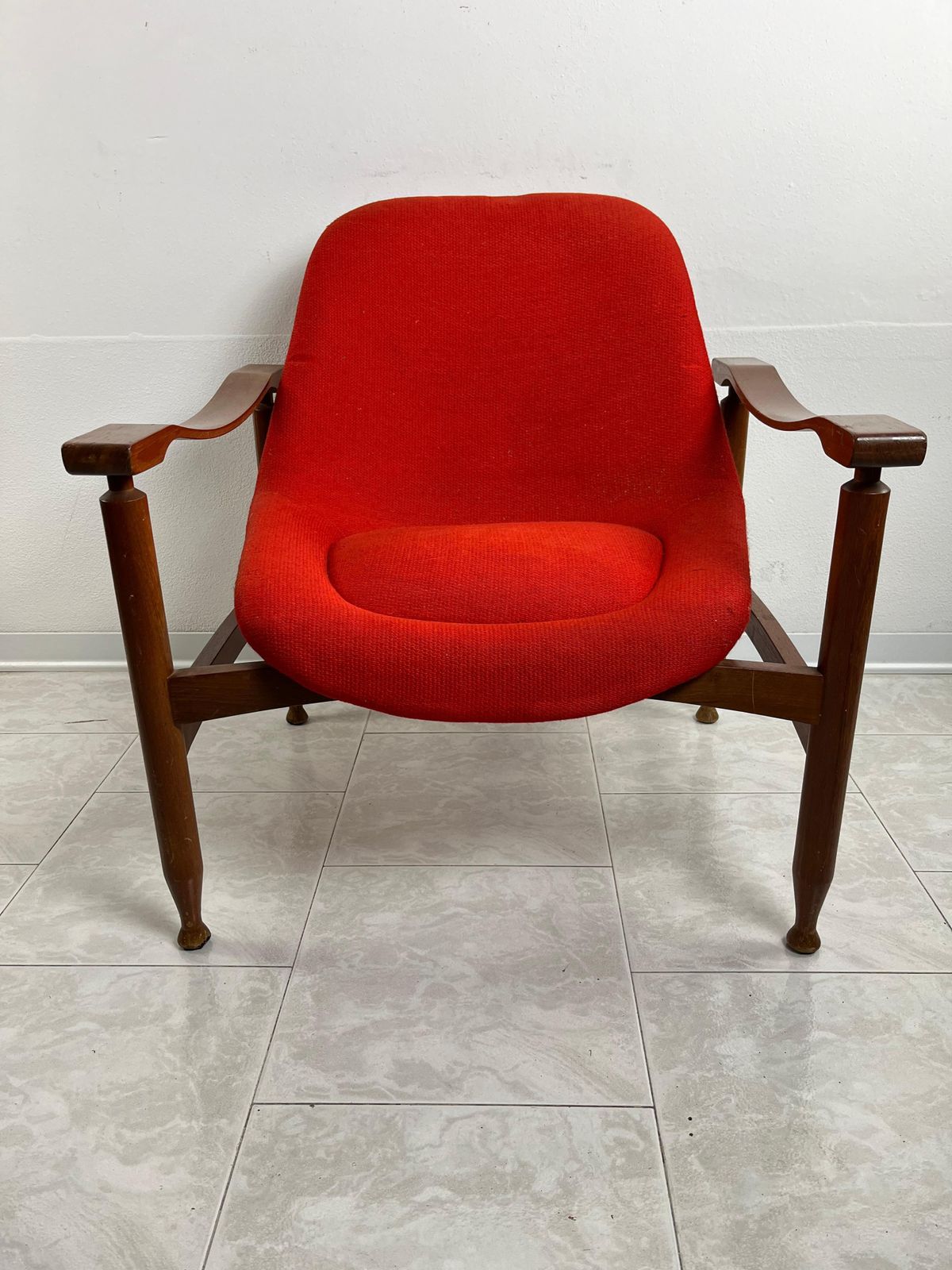 Busnelli Armchair Mid Century Italian Design 1950s photo vintage