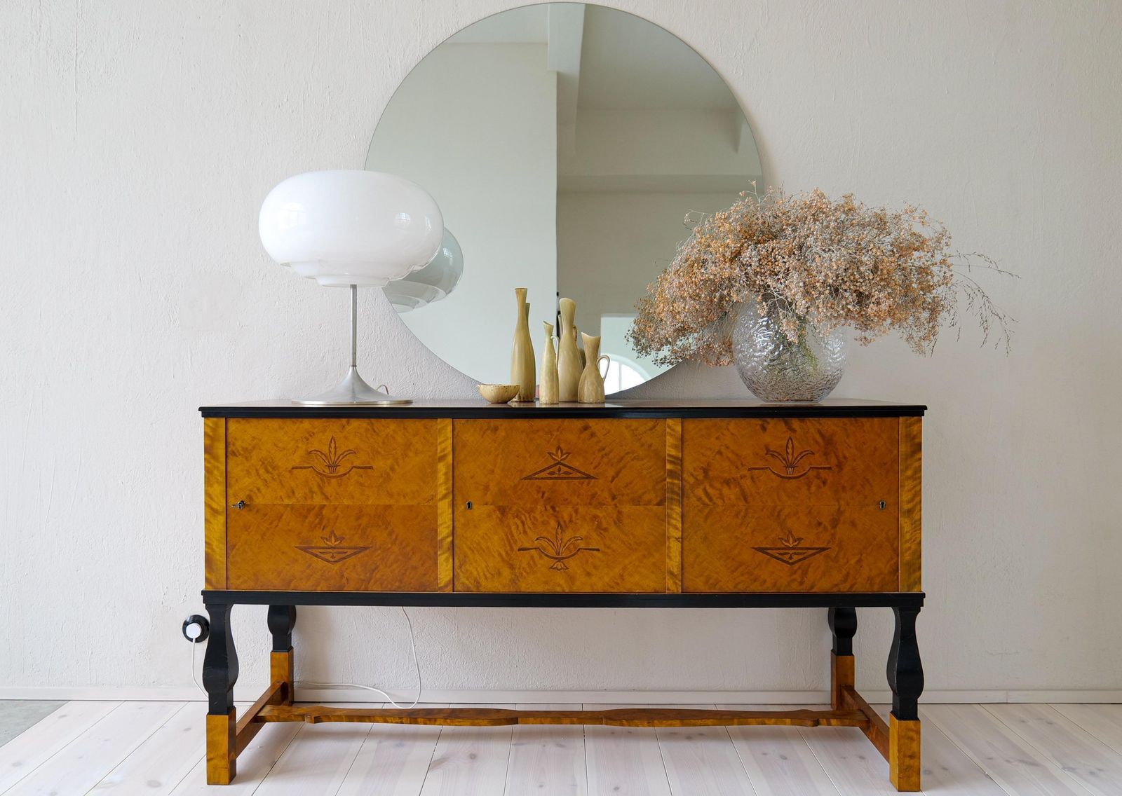 Midcentury Modern Groupe Of 5 Vessels Rörstrand Sweden 1950 photo furniture