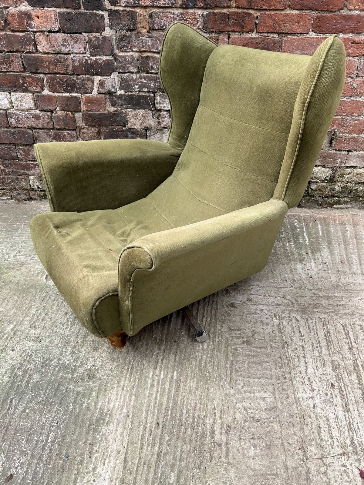 photo for sale Restoration Project 1970s Retro Articulated Swivel Chair On Wheels