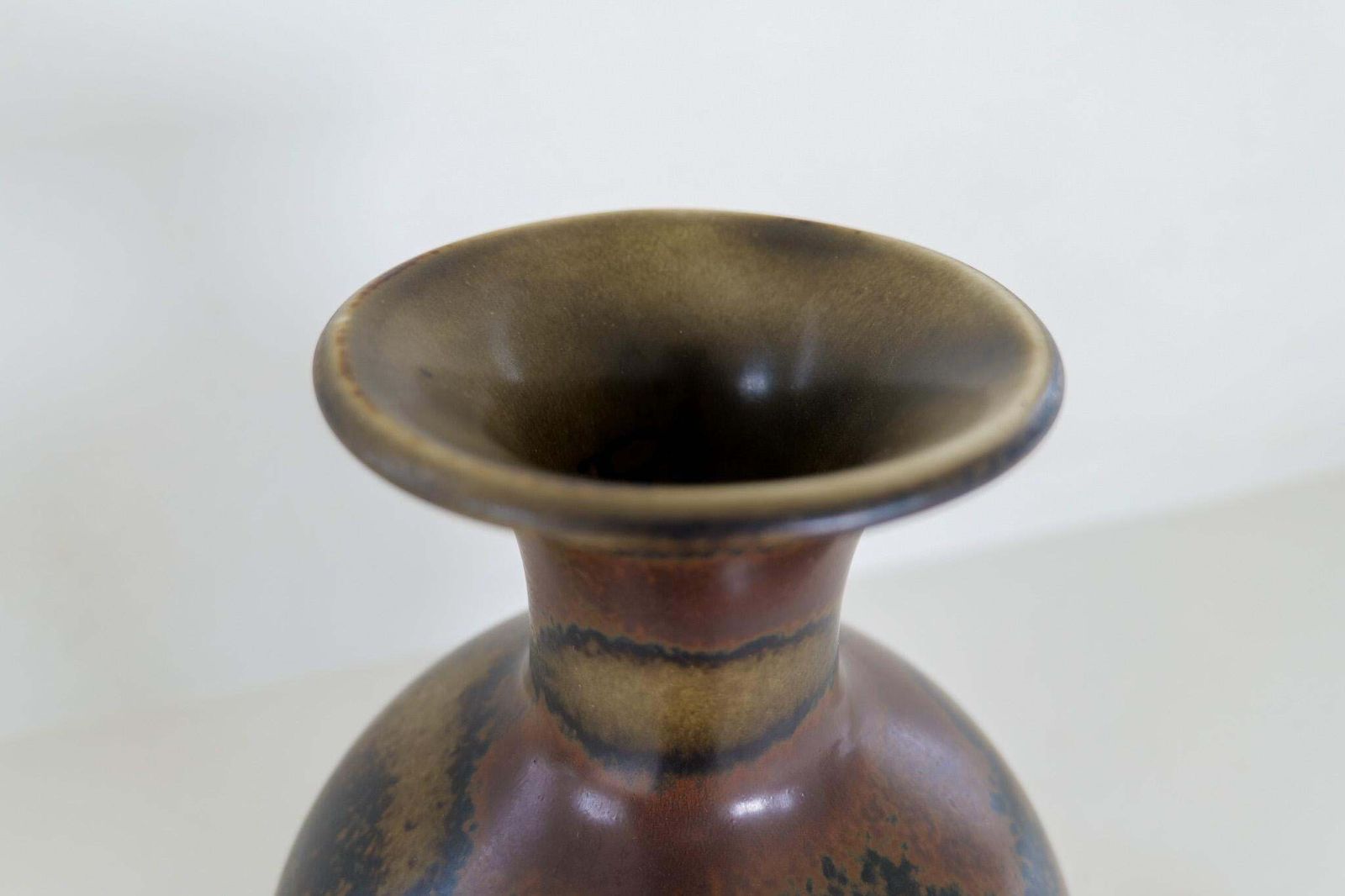 Midcentury Modern Ceramic Floor Vase Rörstrand Gunnar Nylund, Sweden photo vinterior