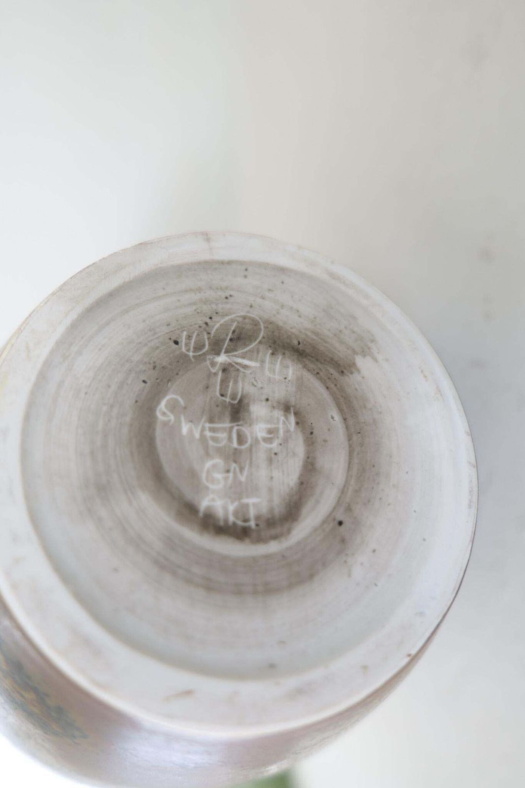 photo for sale Midcentury Modern Ceramic Floor Vase Rörstrand Gunnar Nylund, Sweden
