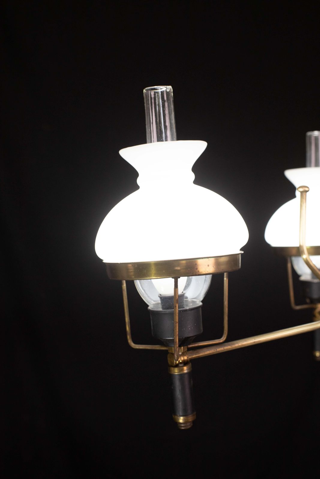 Italian Mid Century Chandelier By Stilnovo, 1960s photo buy