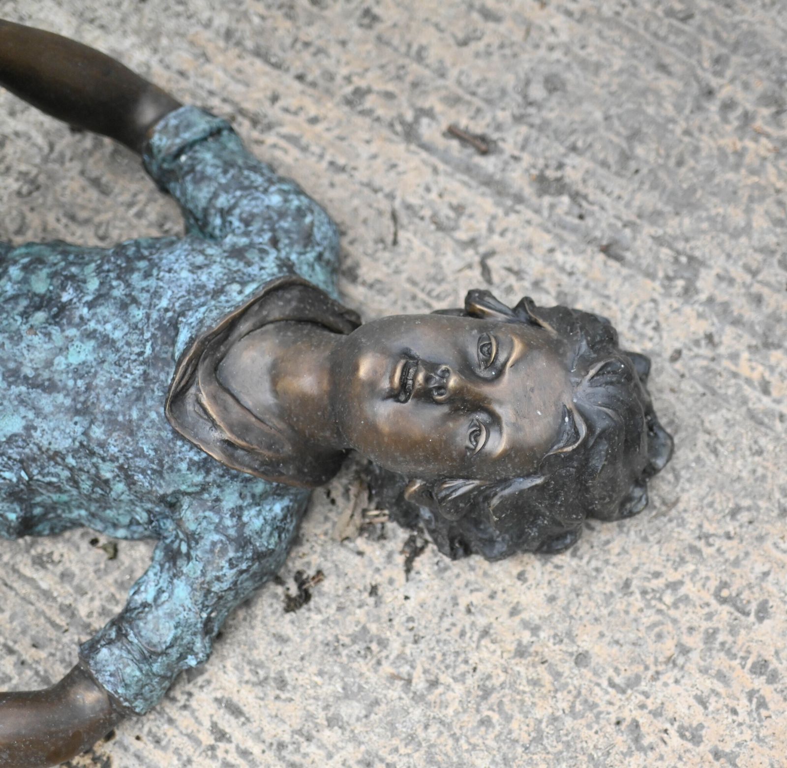 photo furniture Children Acrobat Bronze Statue Garden Sculpture 6 Feet 170 Cm