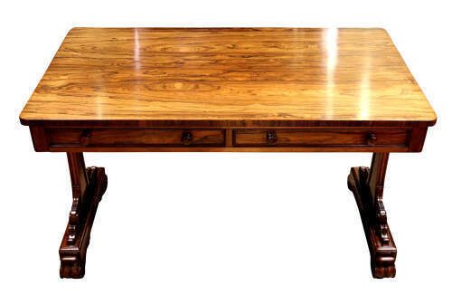 Rosewood End Table, 1800s, Antique photo Furniture