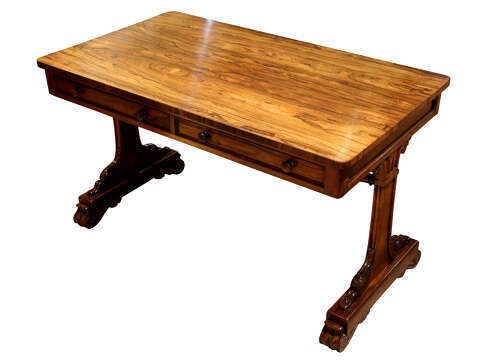 Rosewood End Table, 1800s, Antique photo 4025.0