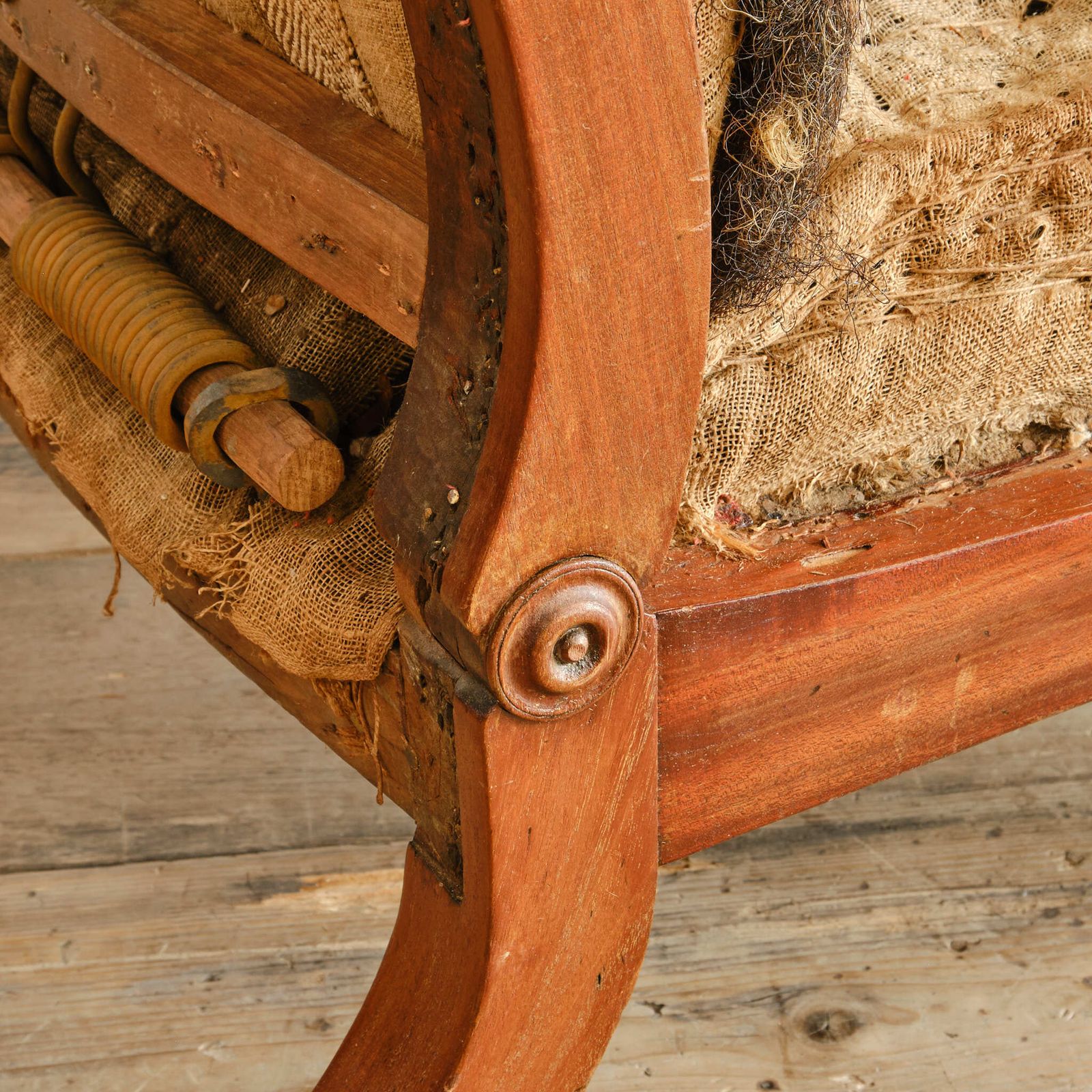 photo for sale William IV Mahogany Reclining Armchair.