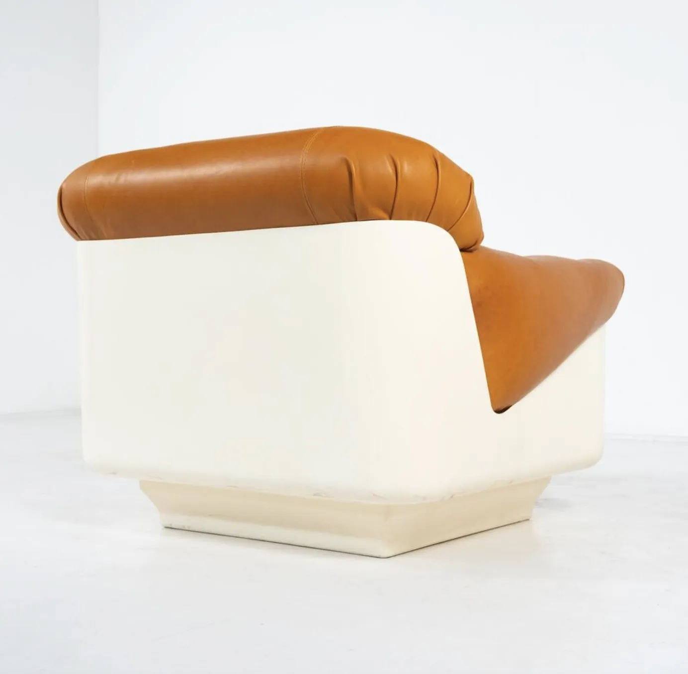 Pair Of Armchairs By Jorge Zalszupin, Fiberglass And Leather, 2 Pairs Available photo furniture