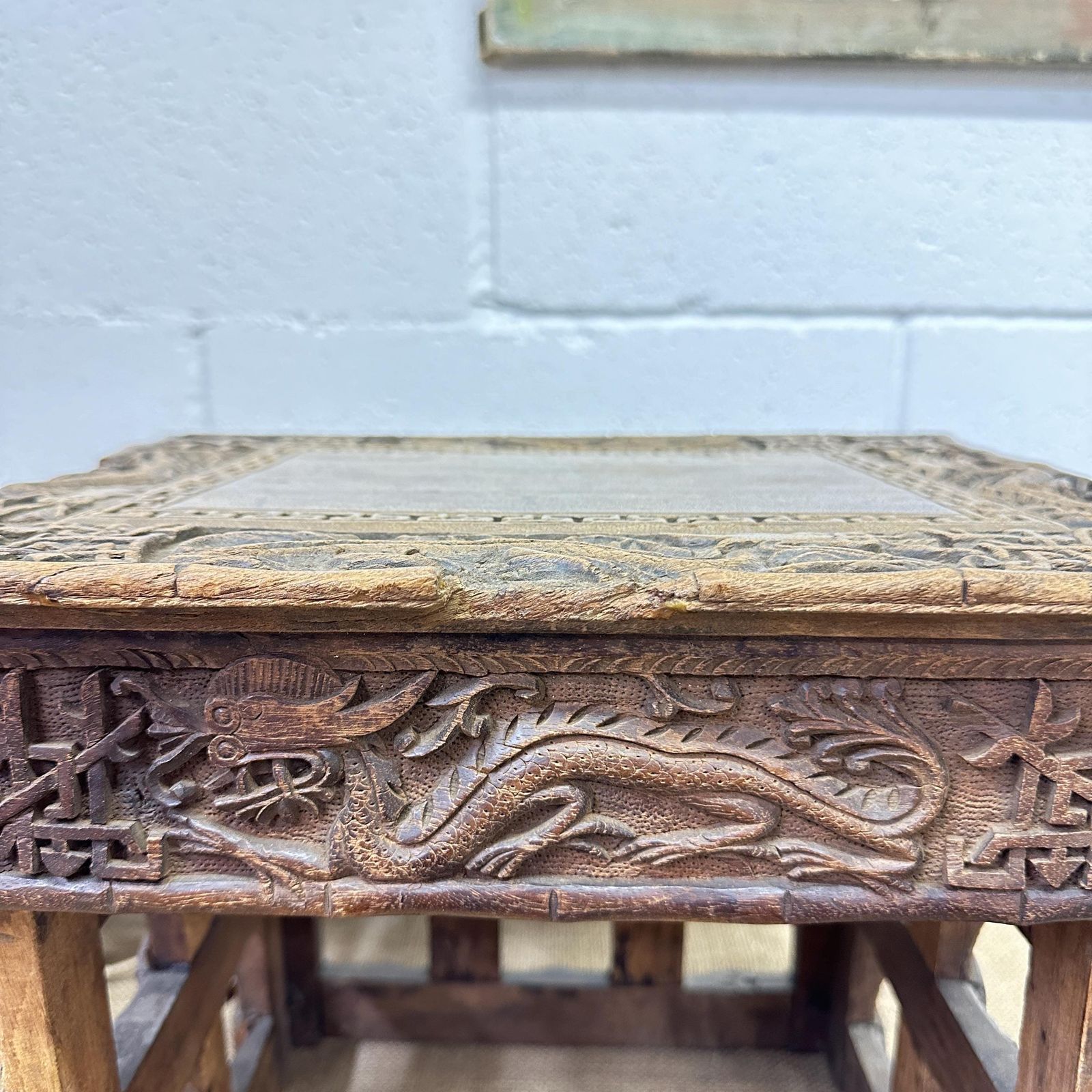 photo furniture Chinese Antique Hardwood Scribe Campaign Travelling Table