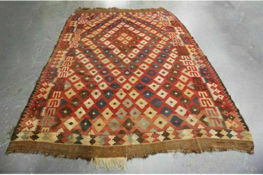 Antique Kilim Rug, 354x241