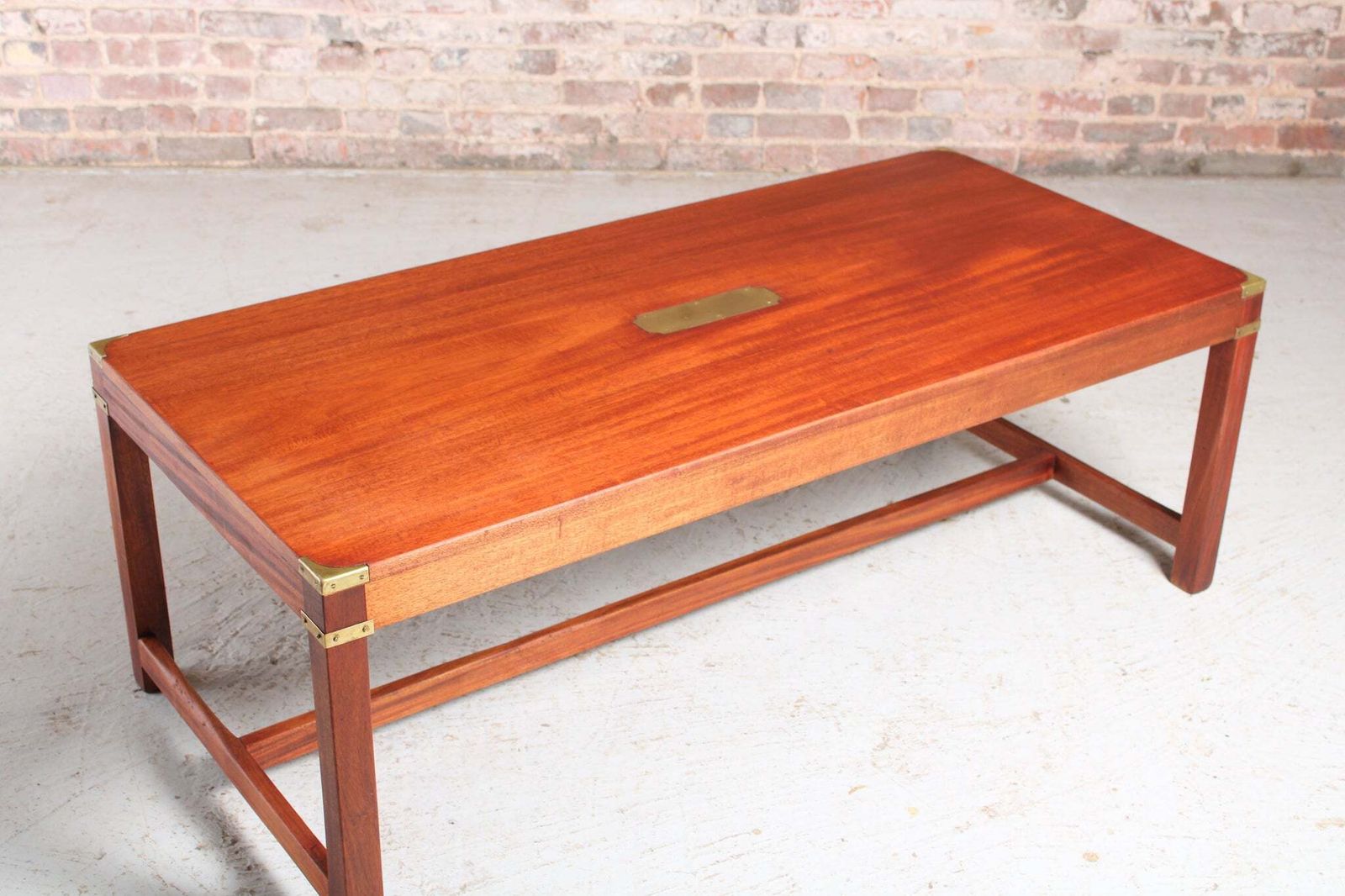 Mid Century Military Campaign Style Coffee Table By Kennedy Furniture For Harrods, Circa 1950s photo buy