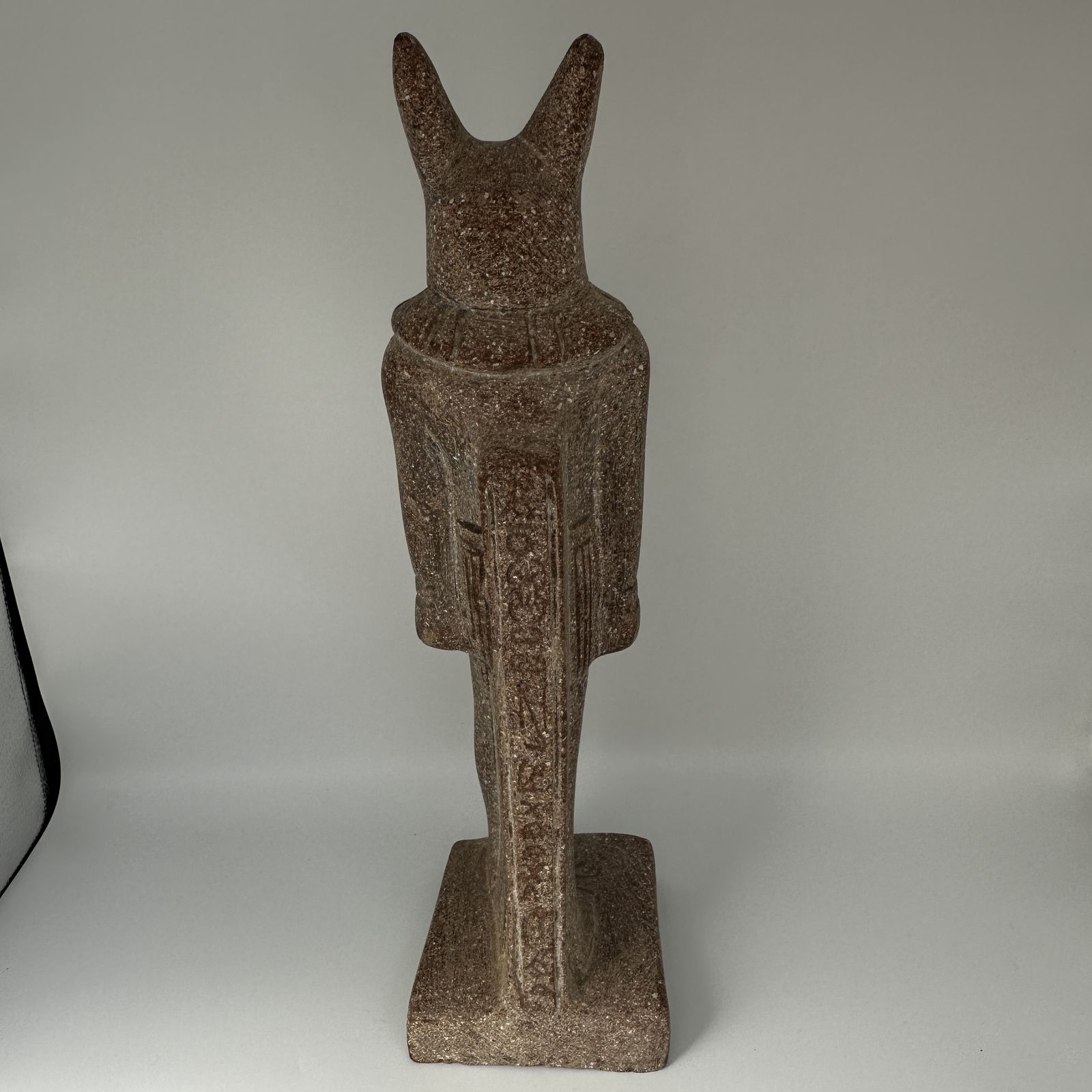 Egyptian God Anubis Mythological Statue Handcrafted Heavy Egyptian Granite Stone photo buy