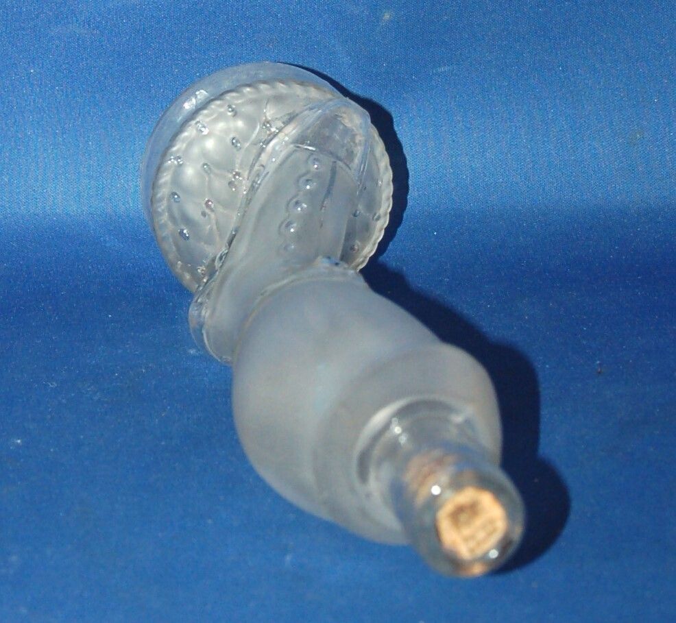 An Antique Lady’s Leg Scent Bottle, Opaque And Clear Glass photo 54.0