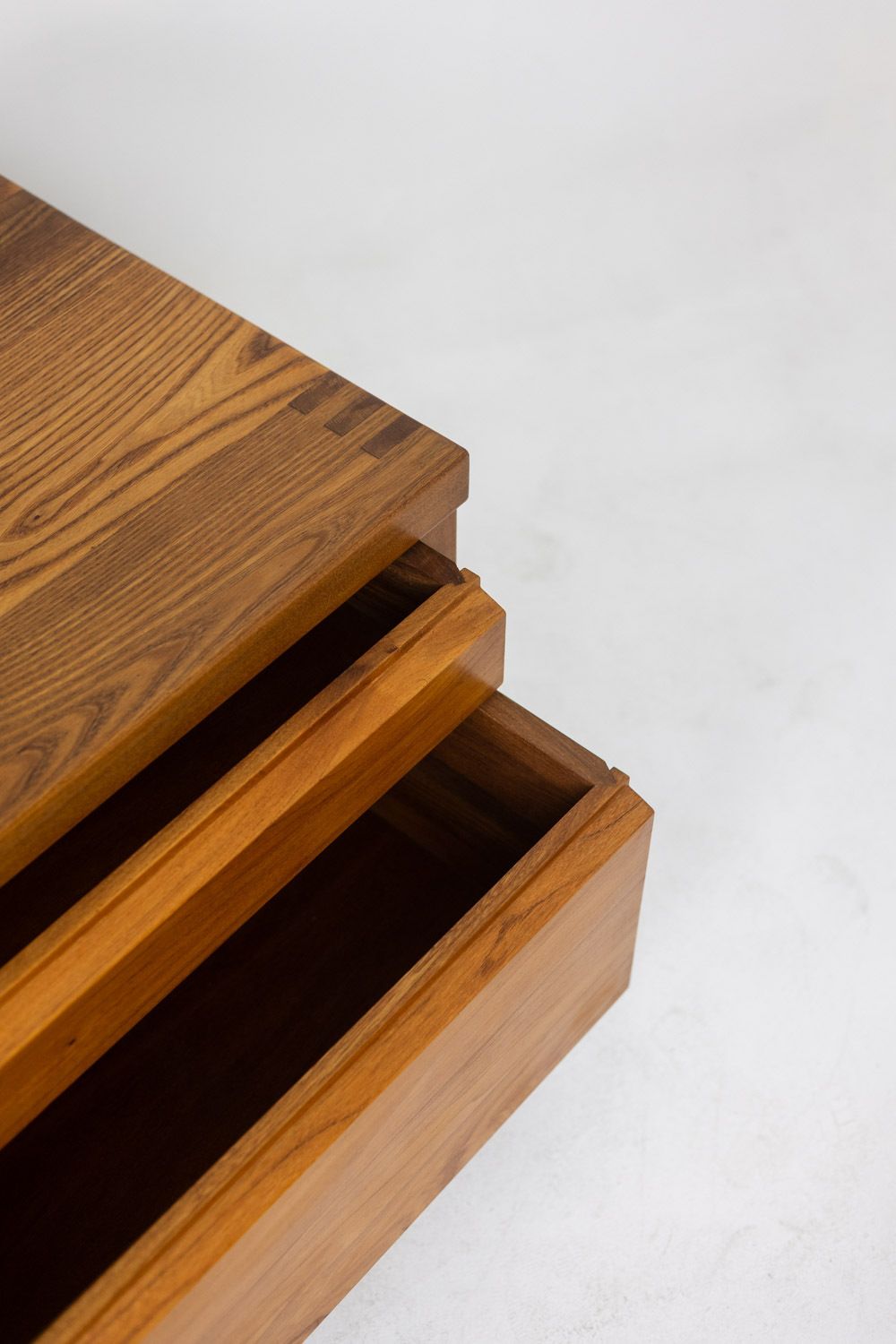 Pierre Chapo. Low Chest Of Drawers In Blond Elm. Circa 1970. photo buy