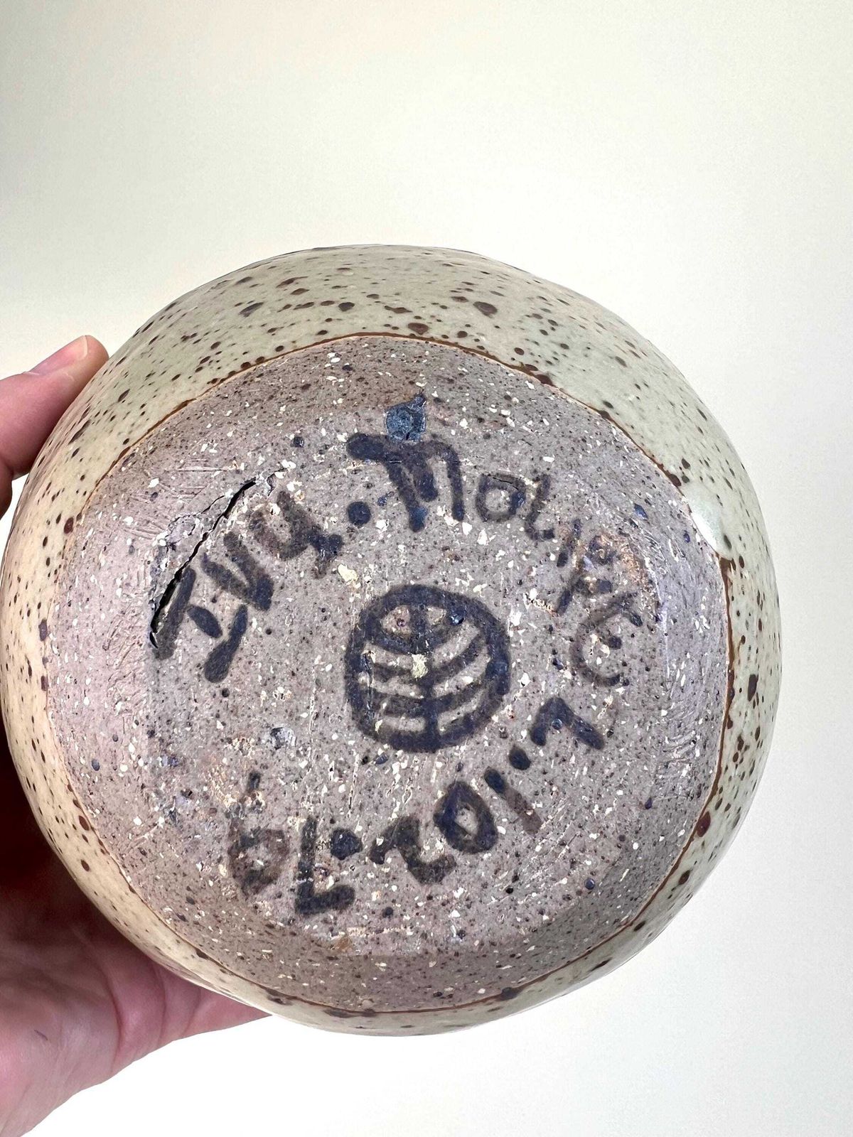 photo for sale Rorkes Drift Studio Pottery, South Africa Handmade Pottery, Signed Ivy Molefe 1978, Rare Fine Art Ceramic, Zulu Pottery Collection, Folk Art