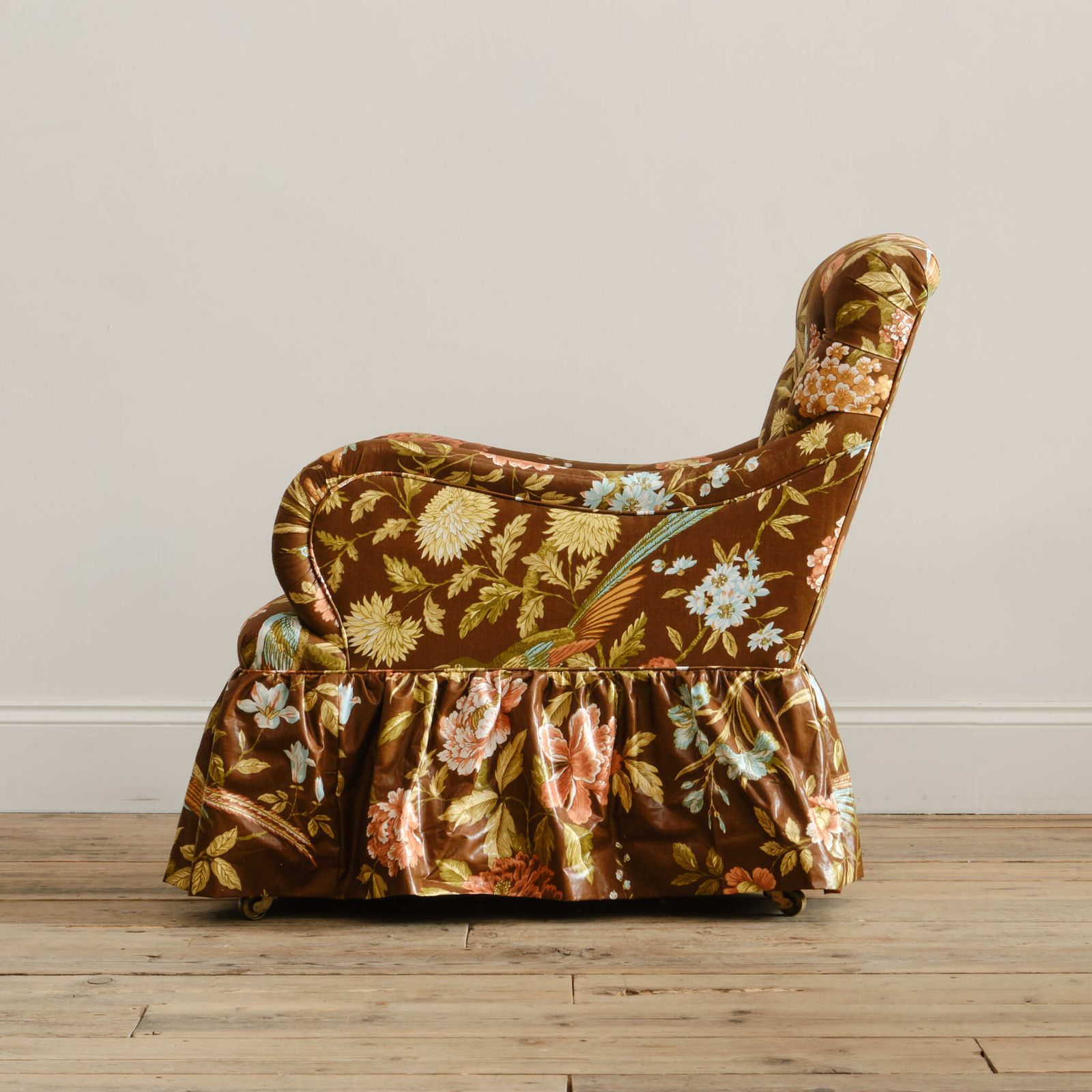 Whytock & Reid Armchair In Vintage Sanderson Floral Chintz photo 3800.0