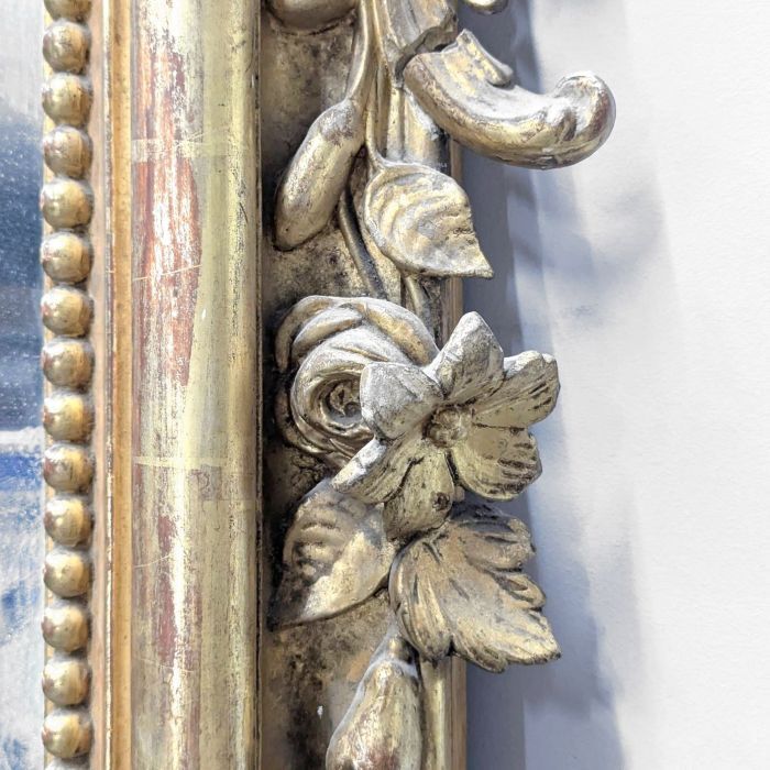 Napoleon III Mirror In Wood And Gilded Stucco With Putti Decoration photo 3625.0