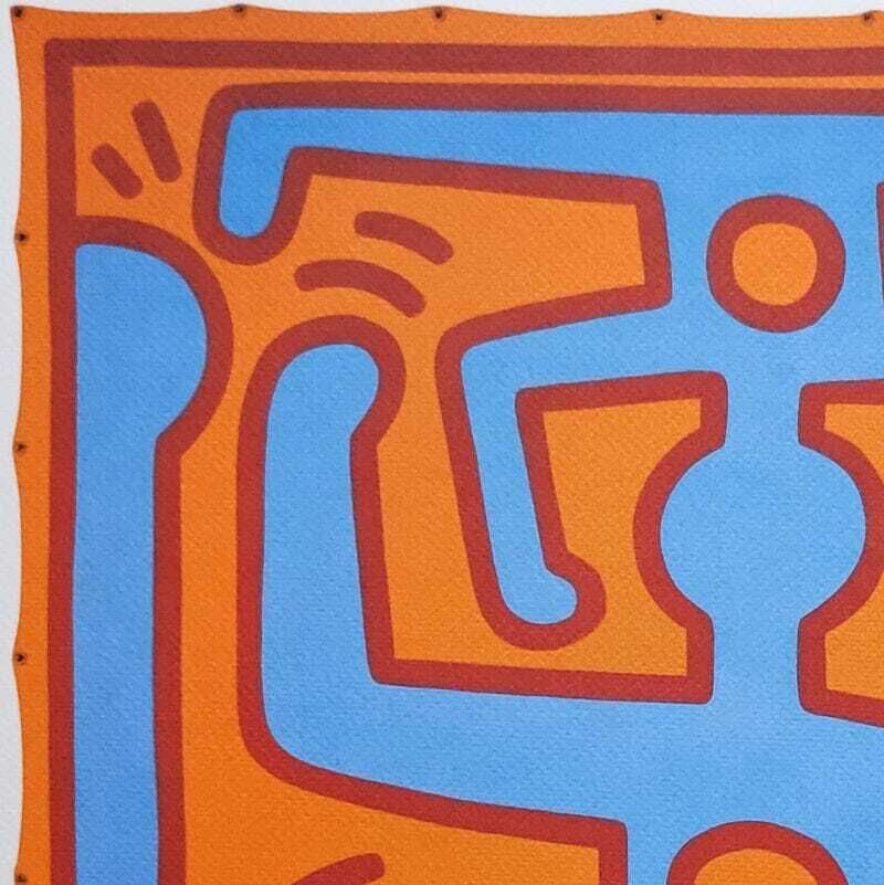 1990s  Gorgeous Keith Haring Limited Edition Lithograph photo for sale
