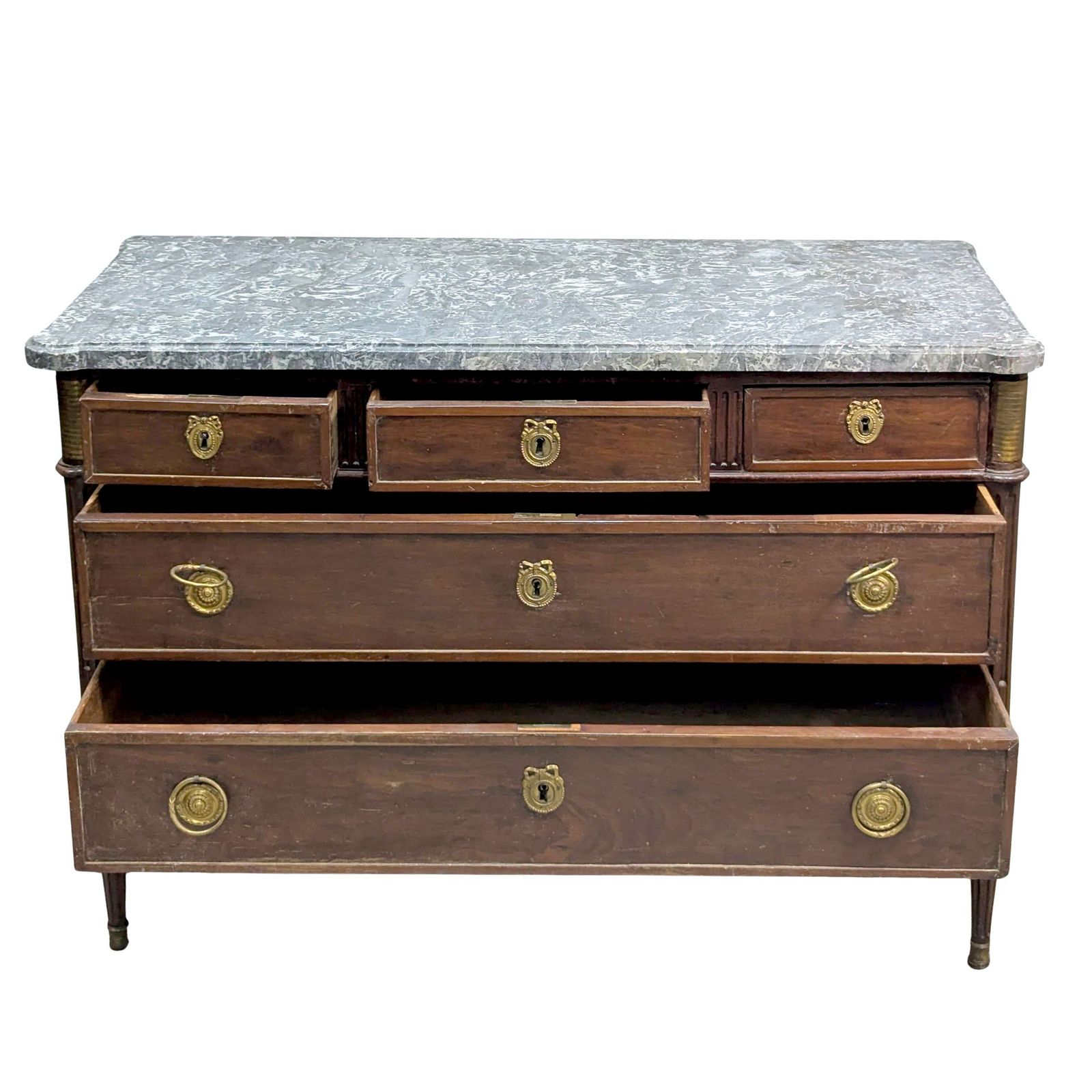 Louis XVI Mahogany Chest Of Drawers, 18th Century photo Furniture
