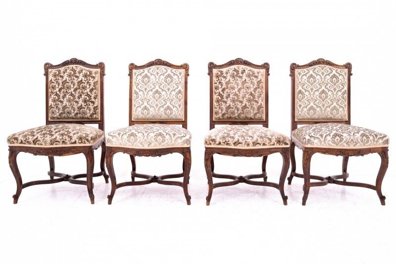 Set Of 4 Chairs, France, Circa 1910. photo furniture