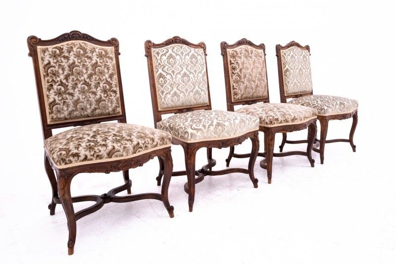 Set Of 4 Chairs, France, Circa 1910. photo Furniture