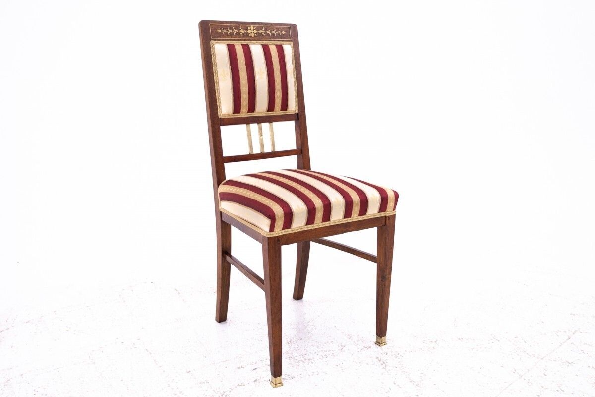 3074.0 Table With Chairs In Empire Style, France. After Renovation. photo