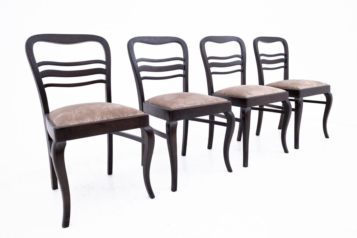 A Set Of Chairs, Poland, The 1930s. After Renovation. photo Furniture