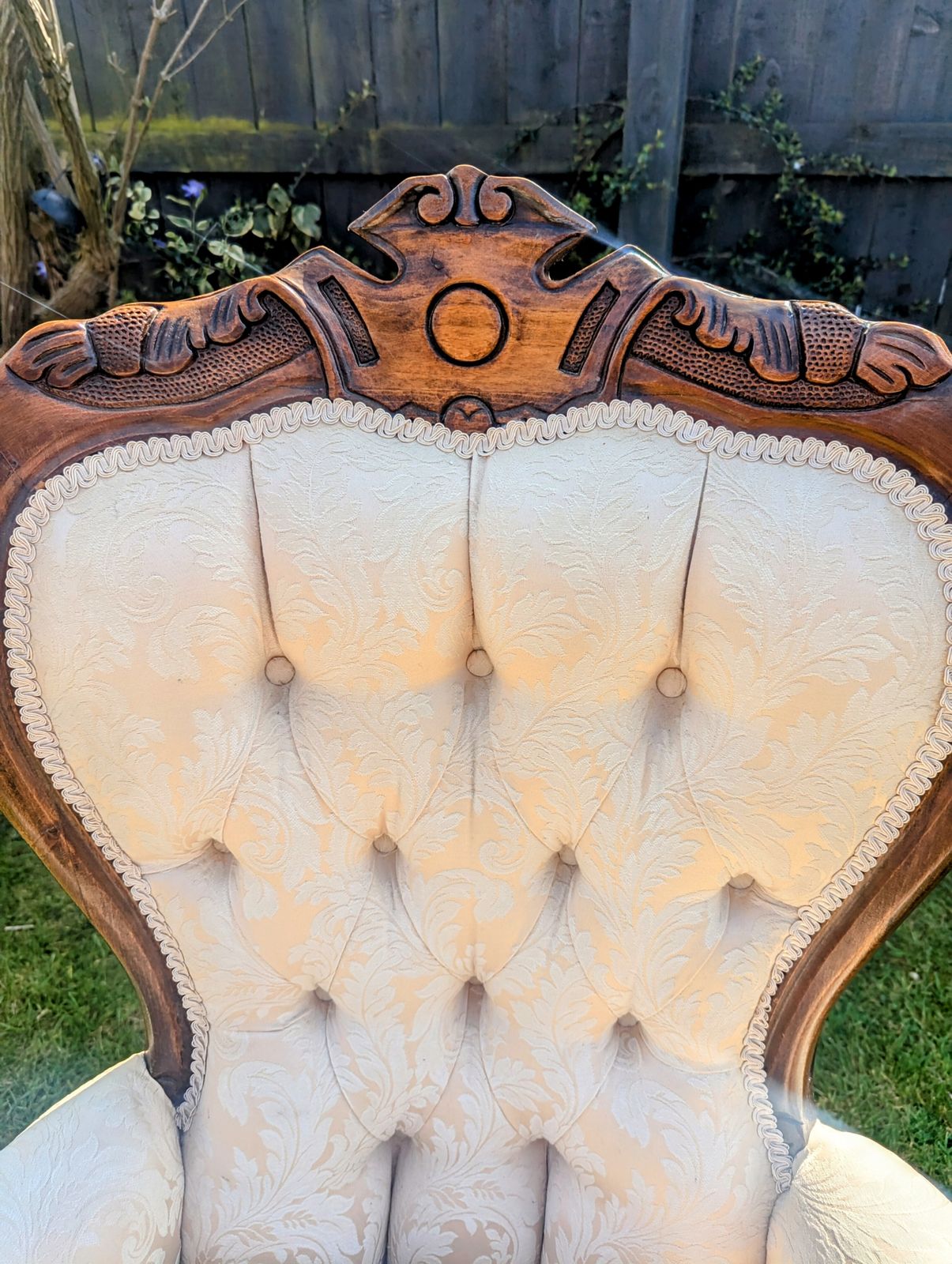 Reproduction Victorian Spoon Back Pair Of Armchairs photo furniture