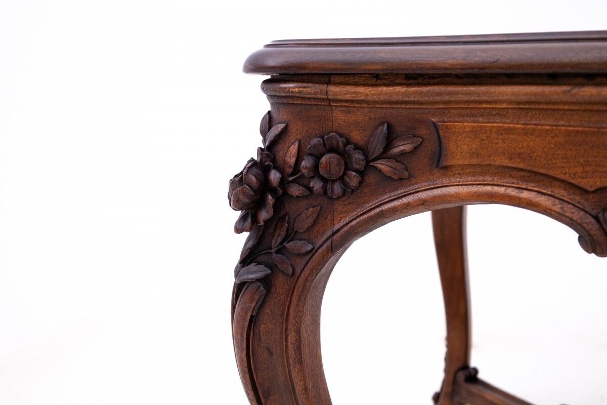 photo furniture Richly Carved Table   Coffee Table, France, Late 19th Century. After Renovation.