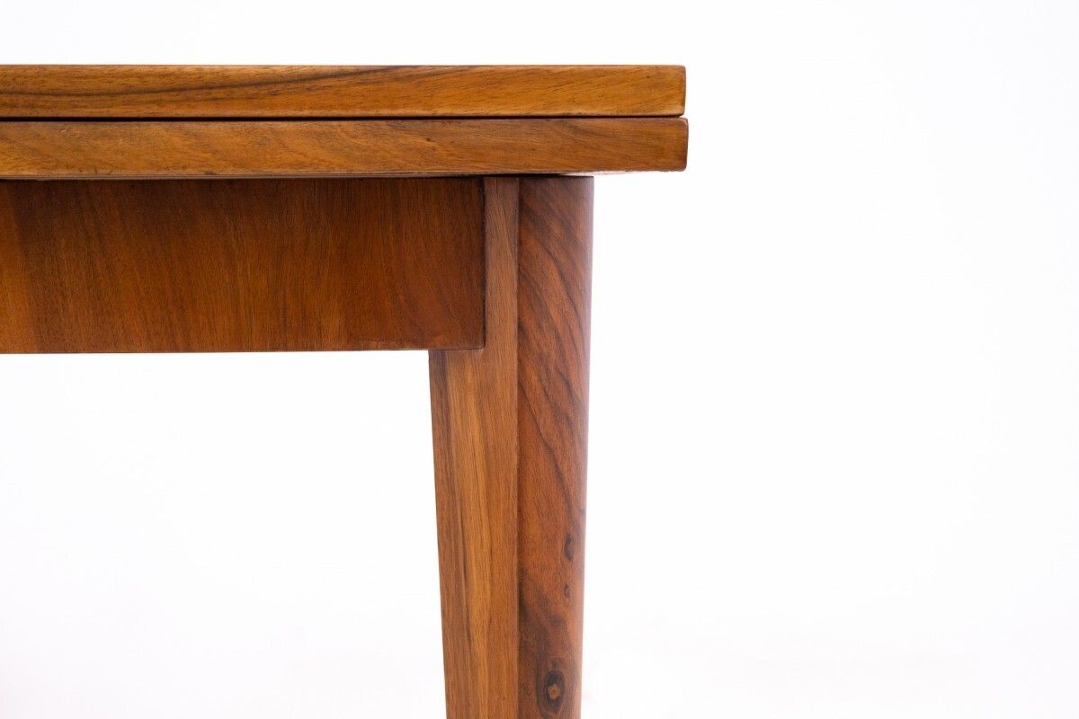 Art Deco Square Table, Poland, 1940s. After Renovation photo vinterior