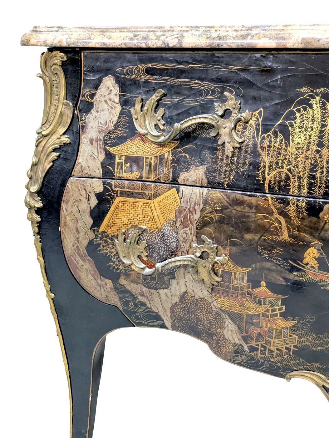19th Century Chest Of Drawers In Coromandel Lacquer photo buy