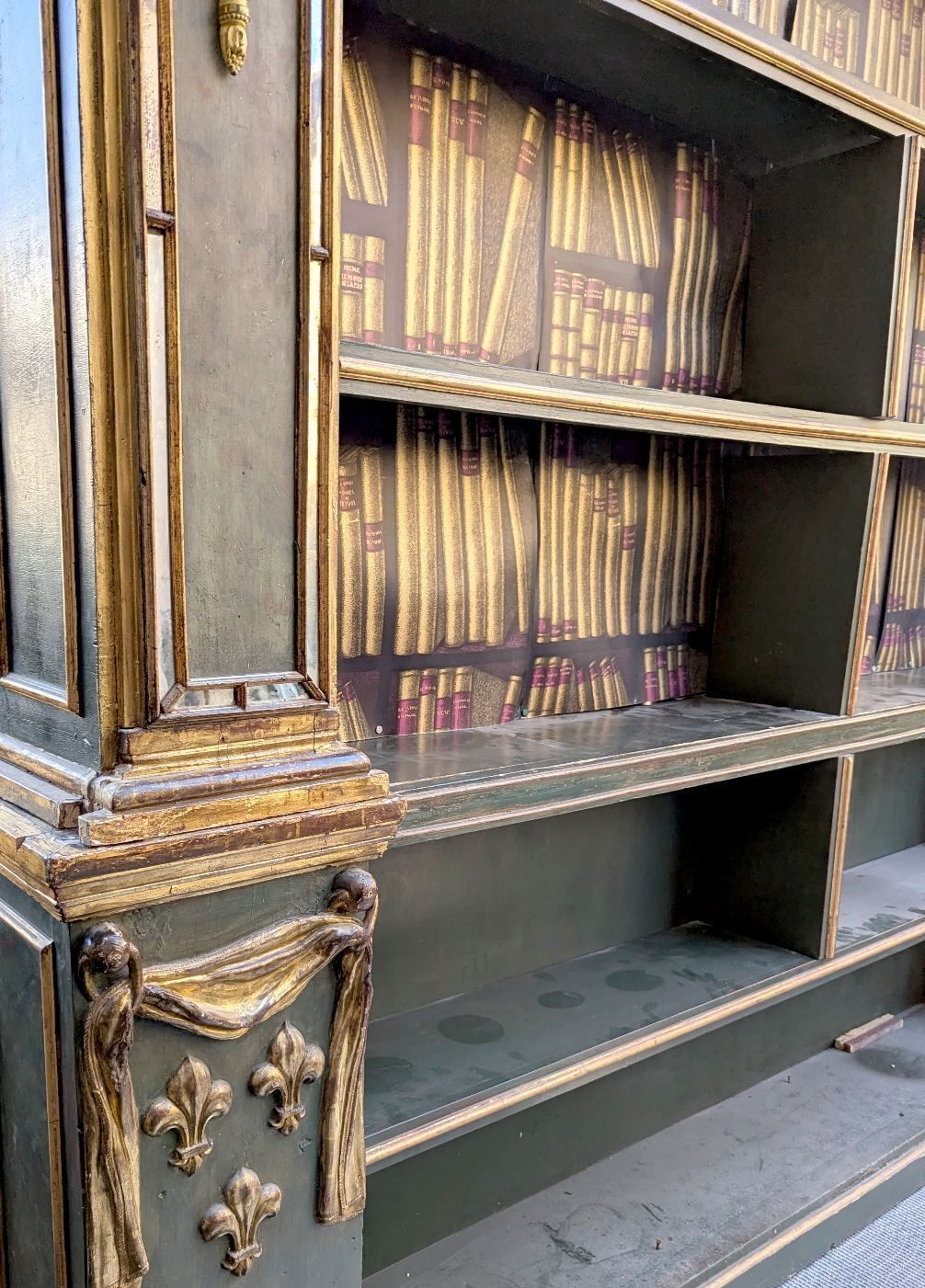 Large Wood Panelled Library, Partly 18th Century photo Furniture