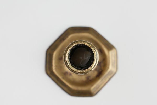 photo furniture Antique French Haute Epoque Copper Candlestick