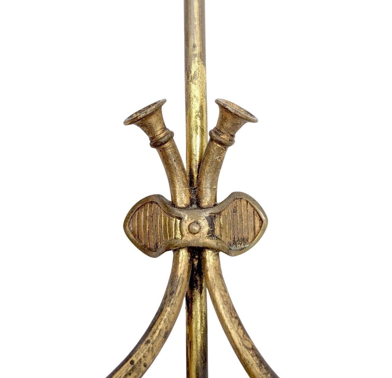 Pair Of Gilt Bronze Wall Sconces, Louis XVI Style, France, Circa 1920 photo buy