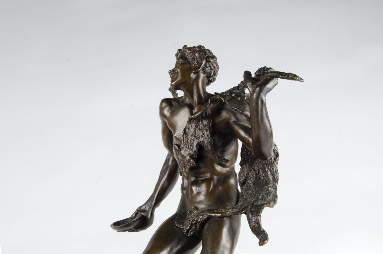 Late 19th Century Jugendstil Bronze Sculpture Of A Dancing Satyr/Faun Signed By G. Roth, Germany photo 3000.0