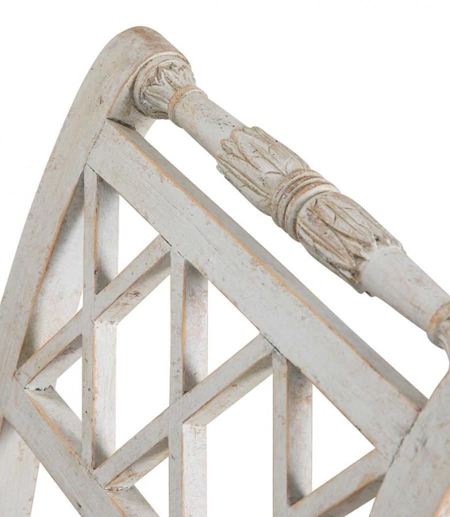Pair Of 19th Century Swedish Stamped Window Benches photo 6000.0