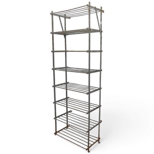 French Painted Metal Eight Tier Plant Stand photo furniture