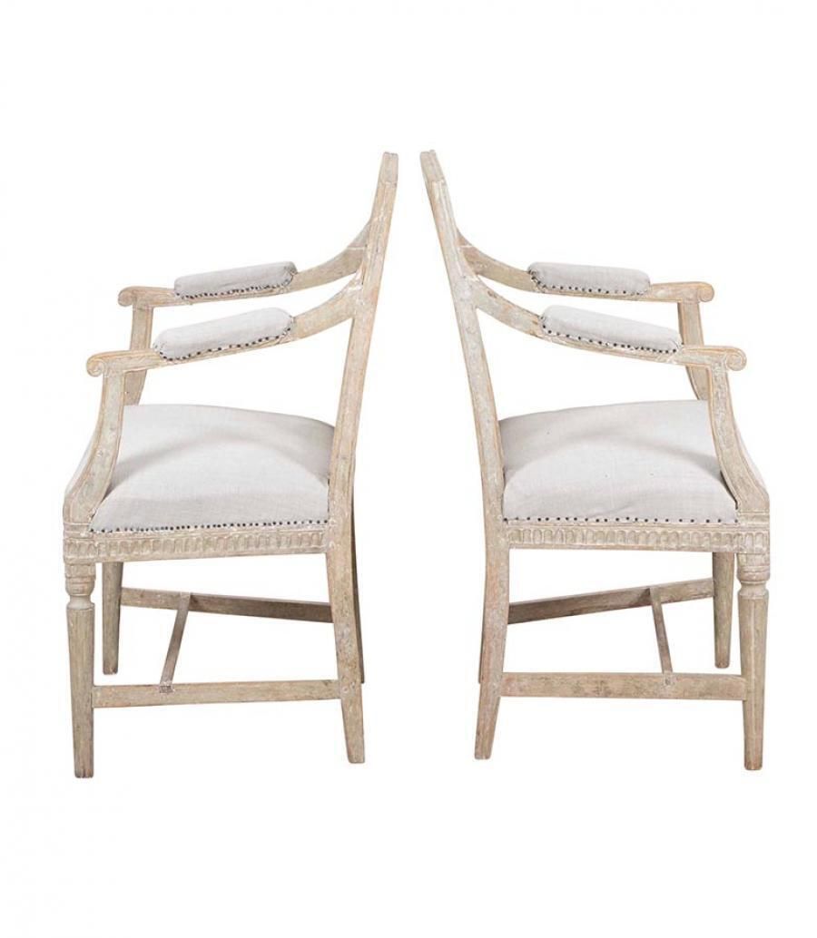 Pair Of Early 19th Century Swedish Lindome Chairs photo Furniture