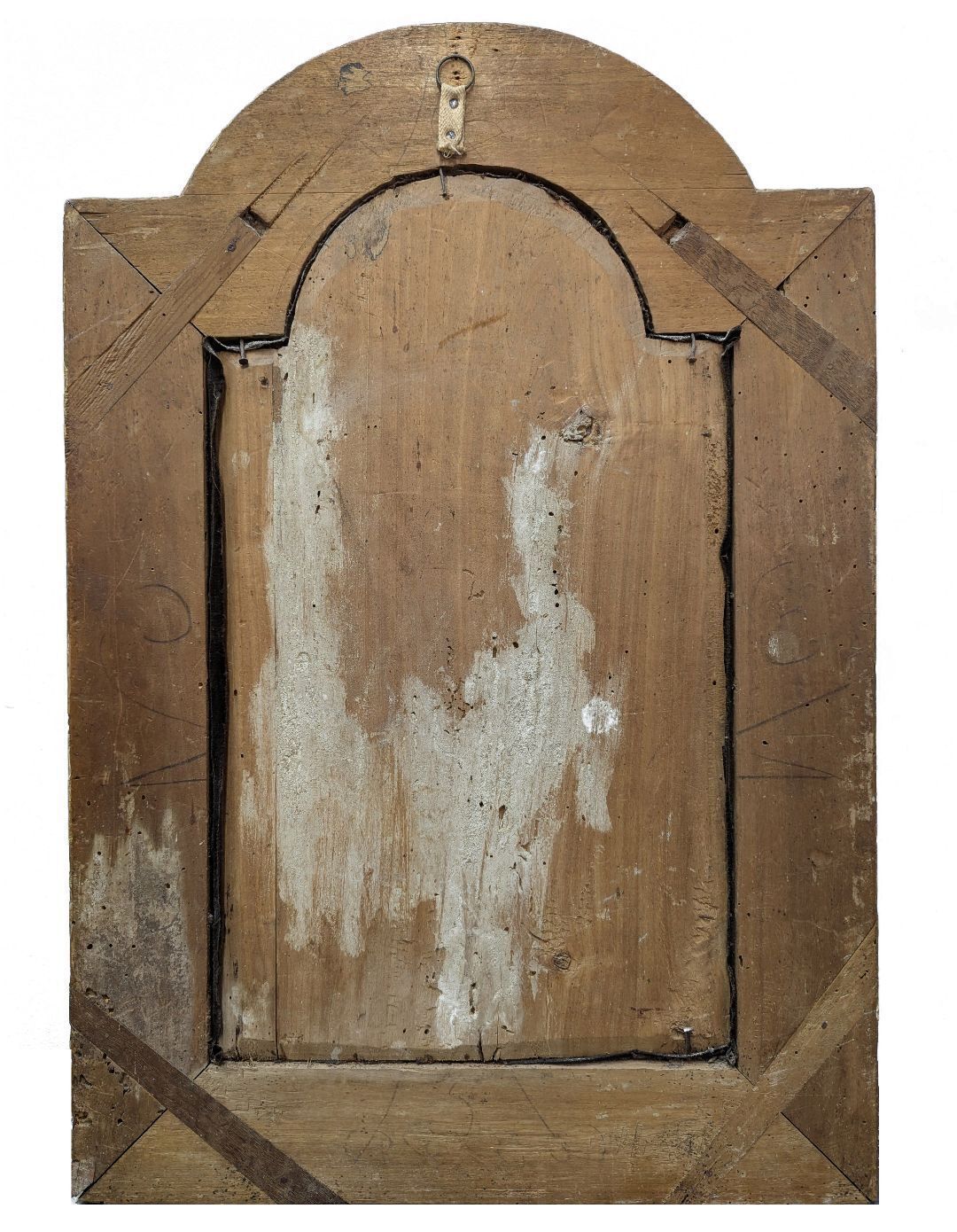 Crucifix In Its 18th Century Gilded Wooden Frame photo vinterior