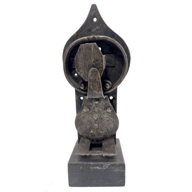 Antique Wrought Iron Lock From The 17th Century photo for sale