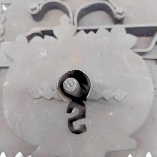 Antique Wrought Iron Lock, 1800s photo for sale
