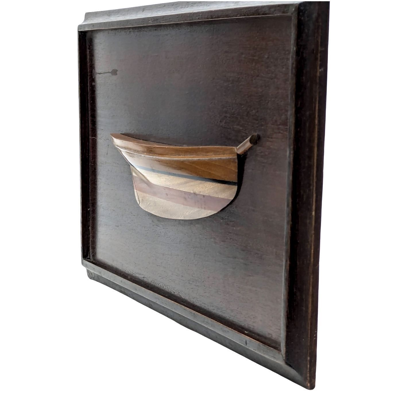 Half Hull Of A Wooden Boat photo furniture